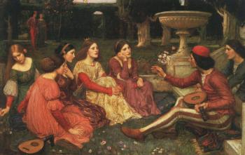 John William Waterhouse : A Tale from Decameron